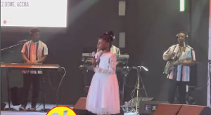 Esther Smith's daughter performing at the event