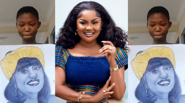 A photo of the portrait of McBrown and the artistst