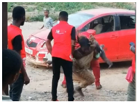 Snipped of woman in Bills Micro Credit viral video