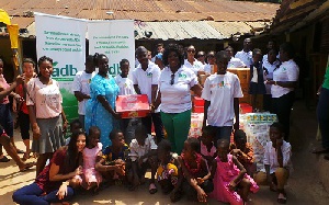 The donation went to the Potters Village in the Greater-Accra and the Akropong School for the Blind