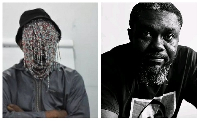 Investigative journalist Anas Aremeyaw Anas (L) and #FixTheCountry convener, Oliver Barker-Vomarwor