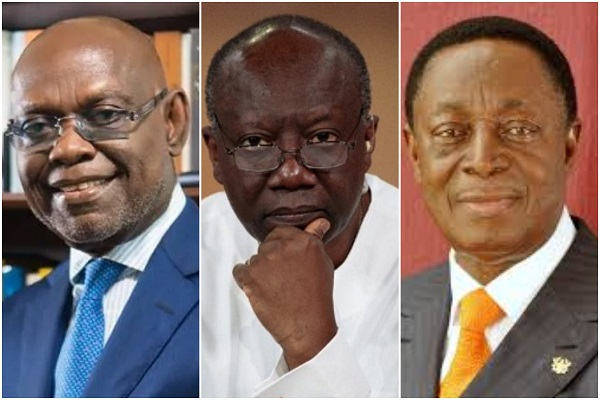 Some of the finance ministers of Ghana's 4th Republic