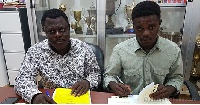 Boahene expressed his delight after signing the contract