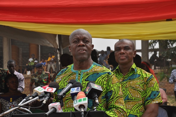 Vice President, Amissah Arthur in address