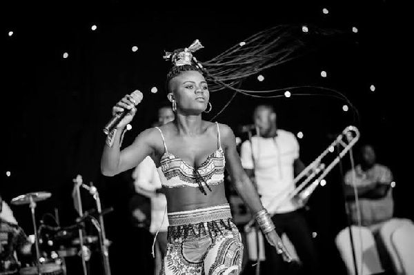 Wiyaala performs at Kenako Afrika Festival in Berlin