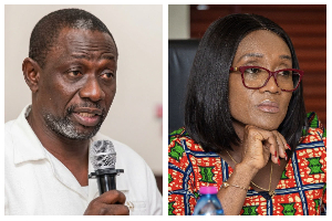 Abena Osei-Asare commends the acting Rent Commissioner during a PAC sitting
