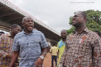 Fmr. Local Government Minister Collins Dauda and Chairman of Jospong Group of Companies Joseph Siaw
