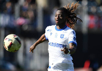 Auxerre defender Gideon Mensah