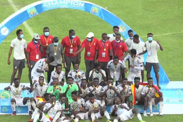 LIVESTREAMED: Black Satellites arrive home after resounding victory in Africa U-20 tournament