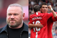 A photo of Wayne Rooney and Cristiano Ronaldo