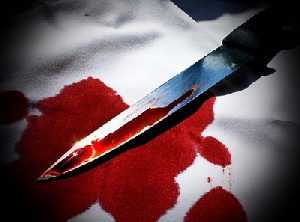 The woman in self defense stabbed the deceased in the chest
