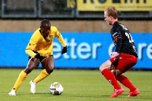 Soccer Edwin Gyasi In Action For Roda JC