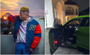 Shatta Wale shared the picture of the vehicle on his social media handle