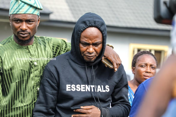 Adeniyi Kayode (R) was the driver when the accident happened