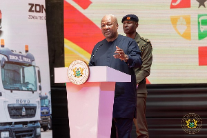 John Dramani Mahama is the President of Ghana