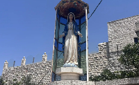 A statue of the Virgin Mary in Taybeh, occupied West Bank