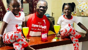 The Ex-Ghana Star and daughters