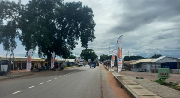 A street in Damongo