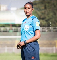 Ethiopia referee Lidya Tafesse