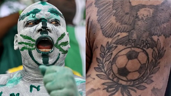 Manuel Akanji has a tattoo of Nigeria's Super Eagles on his arm