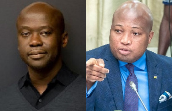 Samuel Okudzeto Ablakwa (right), Sir David Adjaye (left)