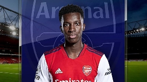 Eddie Nketiah , is an English born striker with a Ghanaian heritage