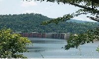 The Weija dam, main source of raw water for GWC