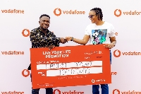Ernest yawo wins the Vodafone Ghana's ‘Live Your Life’ promo