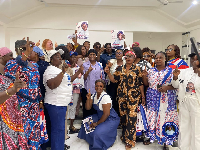 Hajia Safia Mohammed among some supporters of the NPP
