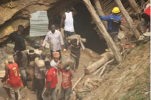 Some alleged illegal miners from Noyem