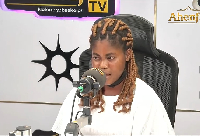 The young lady said she was scammed by an alleged American man