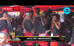 The event is taking place around the University of Ghana Sports Stadium in Accra The event is taking place around the University of Ghana Sports Stadium in Accra