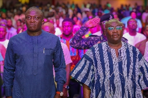 Dr Bryan Acheampong and Vice President Dr Mahamudu Bawumia