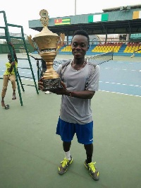 The Koforidua-based player won 7-6(6), 7-6(2) over Kwabena Ofosu Bamfo
