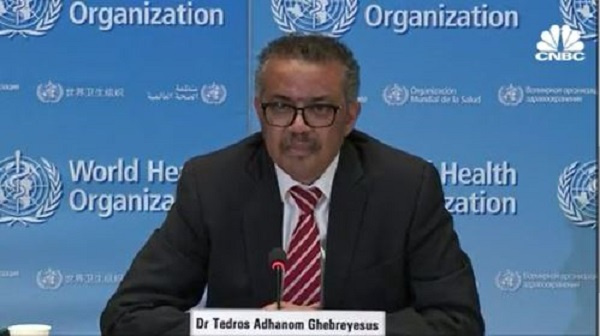 Director-General of WHO, Tedros Adhanom Ghebreyesus