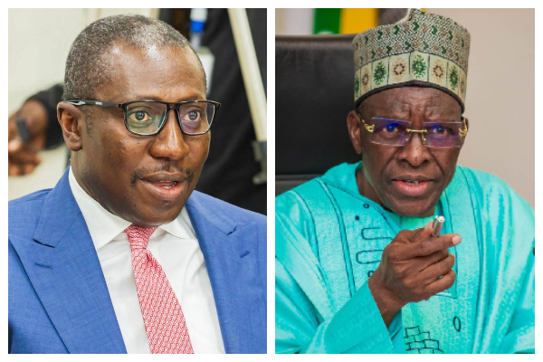 A photo collage of Afenyo-Markin (L) and Alban Bagbin