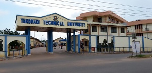 File photo of the entrance of the Takoradi Technical University