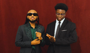 Ghanaian musician David Mensah and Lasmid