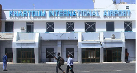 Officials say operations at the airport have been suspended following the drone strikes