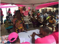 Some beneficiaries of the free cancer screening