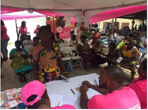 Some beneficiaries of the free cancer screening