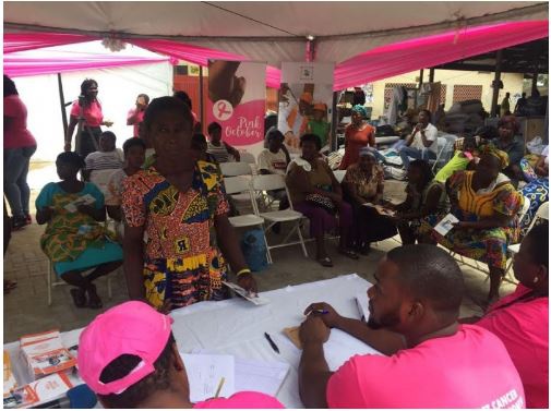 Some beneficiaries of the free cancer screening