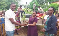 Madamfo Ghana Foundation giving out seedlings