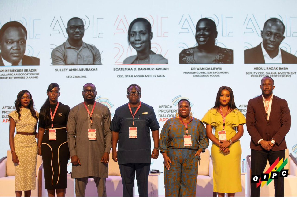 Abdul-Razak Baba, GIPC Deputy CEO (R) with other speakers at the event
