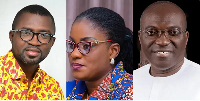 L-R: Barima Awuah Sarpong Aseidu-Larbi, Nana Ama Dokua Asiamah-Adjei, Martin Adjei Korsah