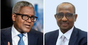 Foto mix of Ahmad Farouk and Aliko Dangote