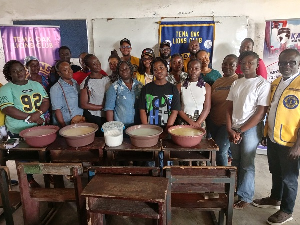 Tema Oak Lions Club  Kumasi Providence Lions Club Skills Training 