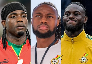 L-R: Ati-Zigi, Semenyo and Jerome Opoku are Black Stars players