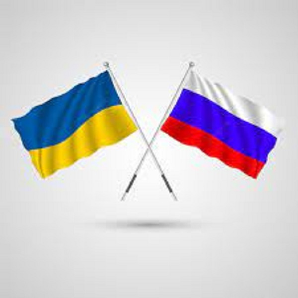 Russia and Ukraine flags Photo credit: Freepik