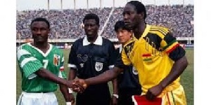 Baffoe, who was a new member of the team was selected ahead of senior players like Yeboah